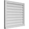 Ekena Millwork Vertical Surface Mount PVC Gable Vent w/ 2"W x 2"H , Brickmould Sill Frame, 30"W x 26"H GVPVE30X2603SN - alternate 4